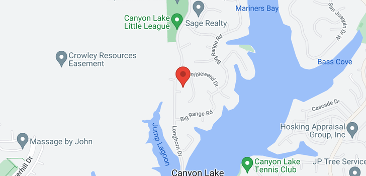 map of 22054 Saddle Canyon Lake, CA 92587
